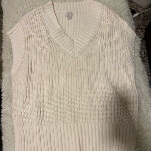 a new day Ivory V-Neck Sweater Vest